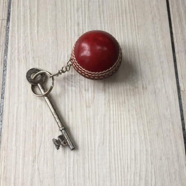 Cricket Ball Keyring