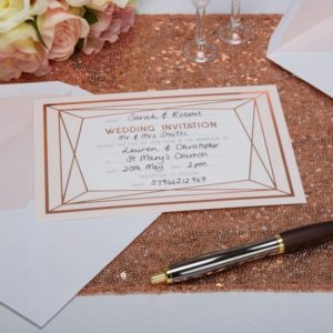 Geo Blush Invitations