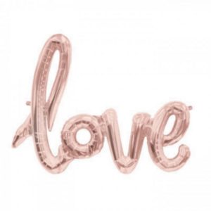 Rose Gold Love Balloon