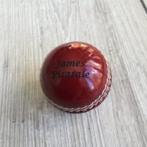 Mini Engraved Cricket Ball